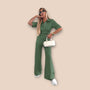 Ensemble polo et pantalon large
