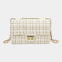 Petit sac bandoulière en tweed chic